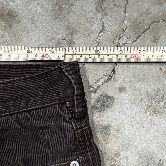 Old Navy Straight Fit Brown Faded Corduroy Pants - Picture 6 of 8